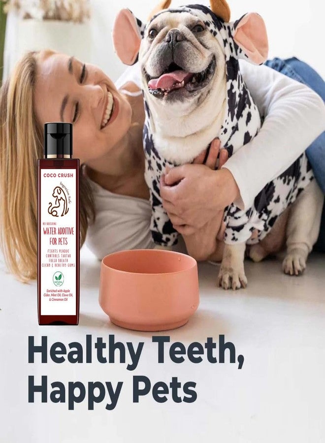 Coco Crush Natural Pet Water Additive, Best Way to Eliminate Bad Breath | So Easy, Just Add to Water | Fights Plaque and Tartar | 100% Pure & Ingestion Safe | Suitable for Dogs, Cats, Puppies, Kittens (50ml) - Image 3